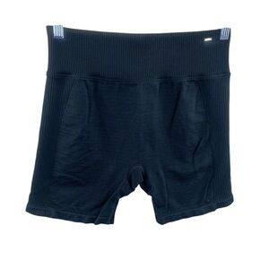Victoria Secret PINK Women’s Black Bike Shorts Active Ultimate Stretch Sz‎ L